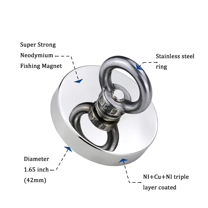 Fishing Magnets】Super Strong Fishing Magnets Heavy Duty – saleaxis.com