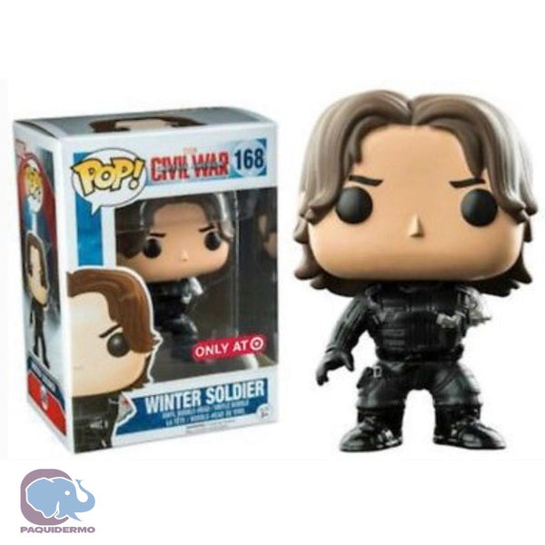 Funko Pop! Civil War - Winter Soldier (Exclusivo Target) (Protector Rígido Incluido) - Ecart