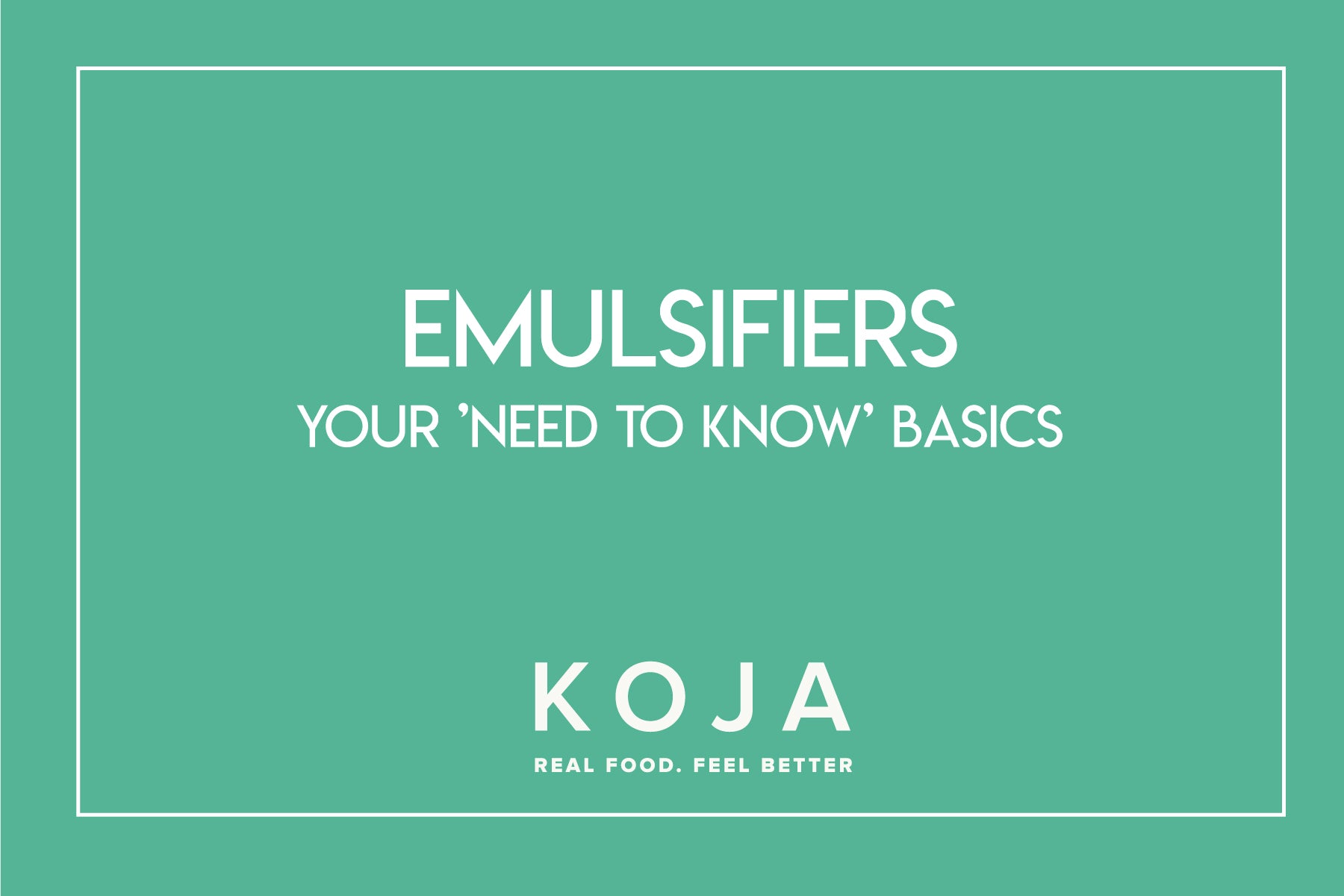 What are Emulsifiers and Why Are They in My Food?