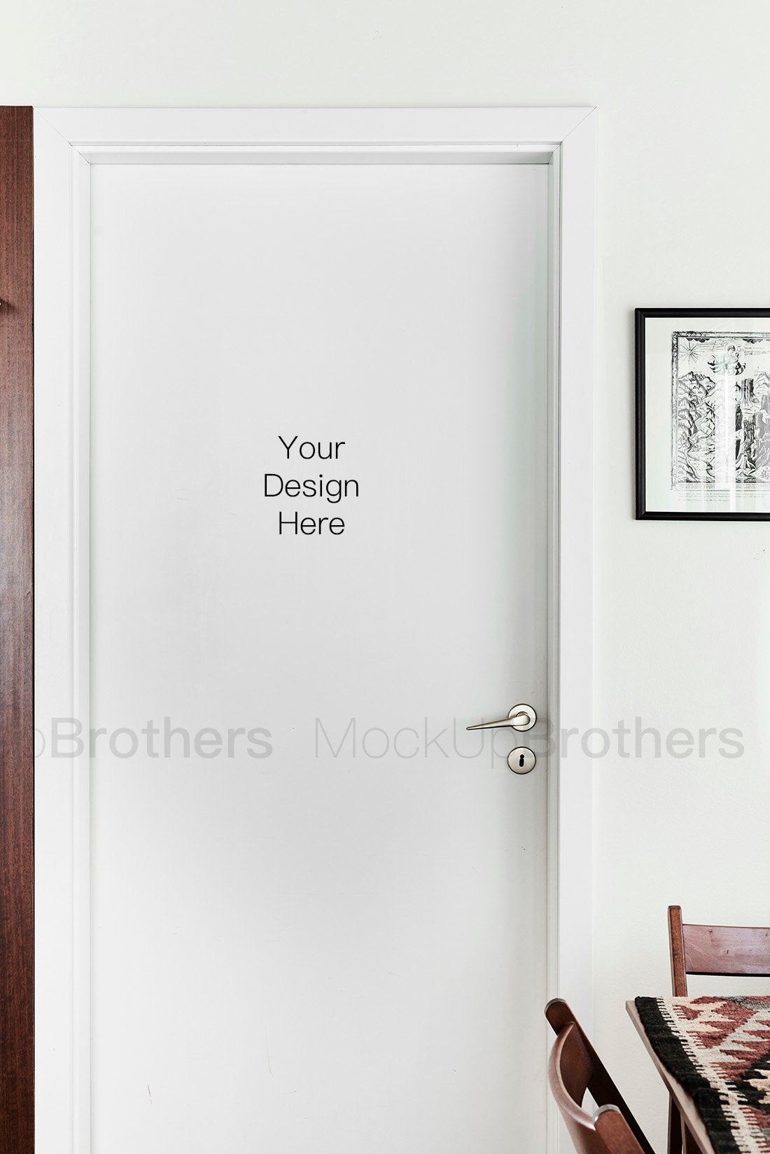 Door Mockup For Decals And Signs By Mockup Brothers Mockupbrothers