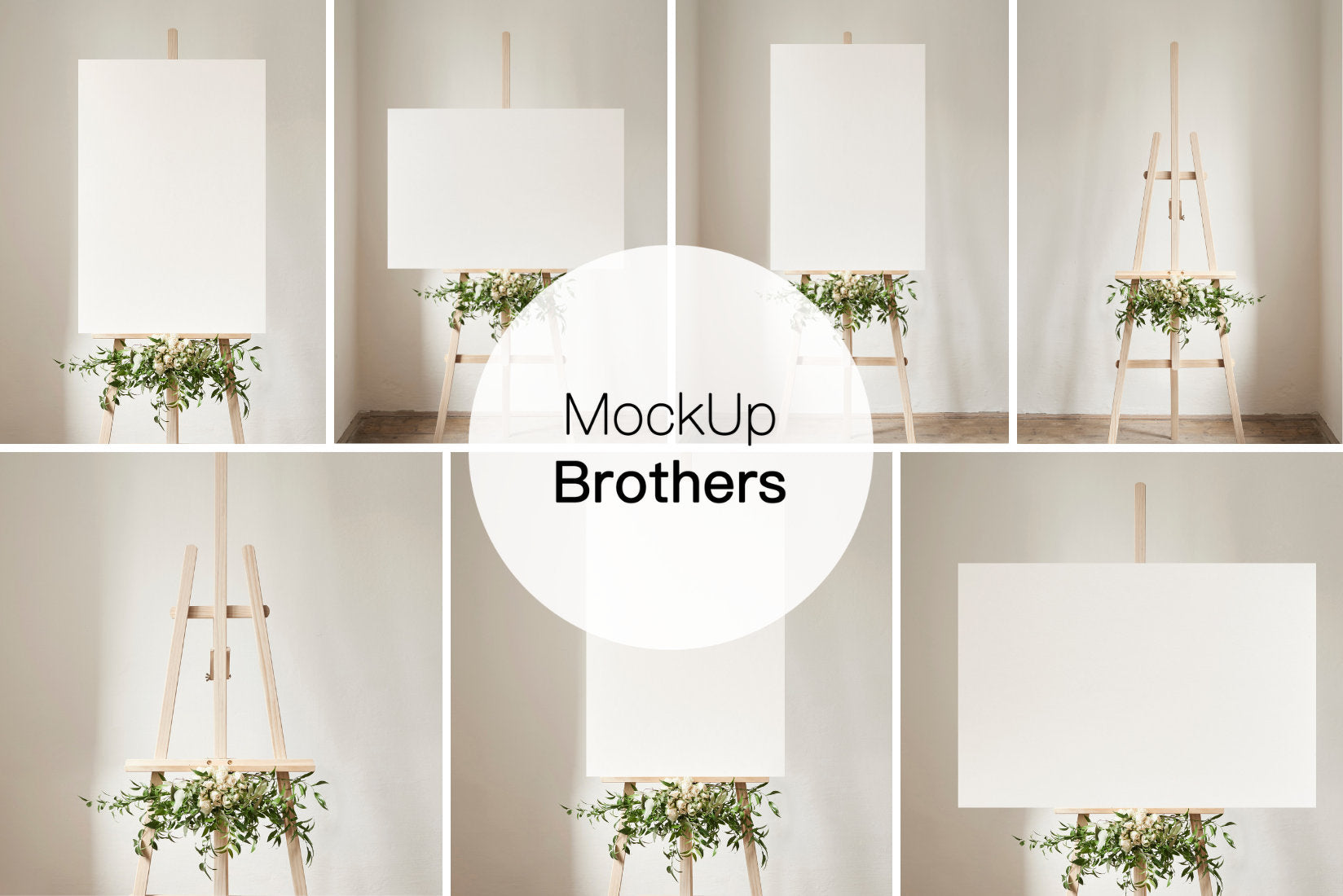 Download Wedding Easel Mockups W Whiterose Mockupbrothers