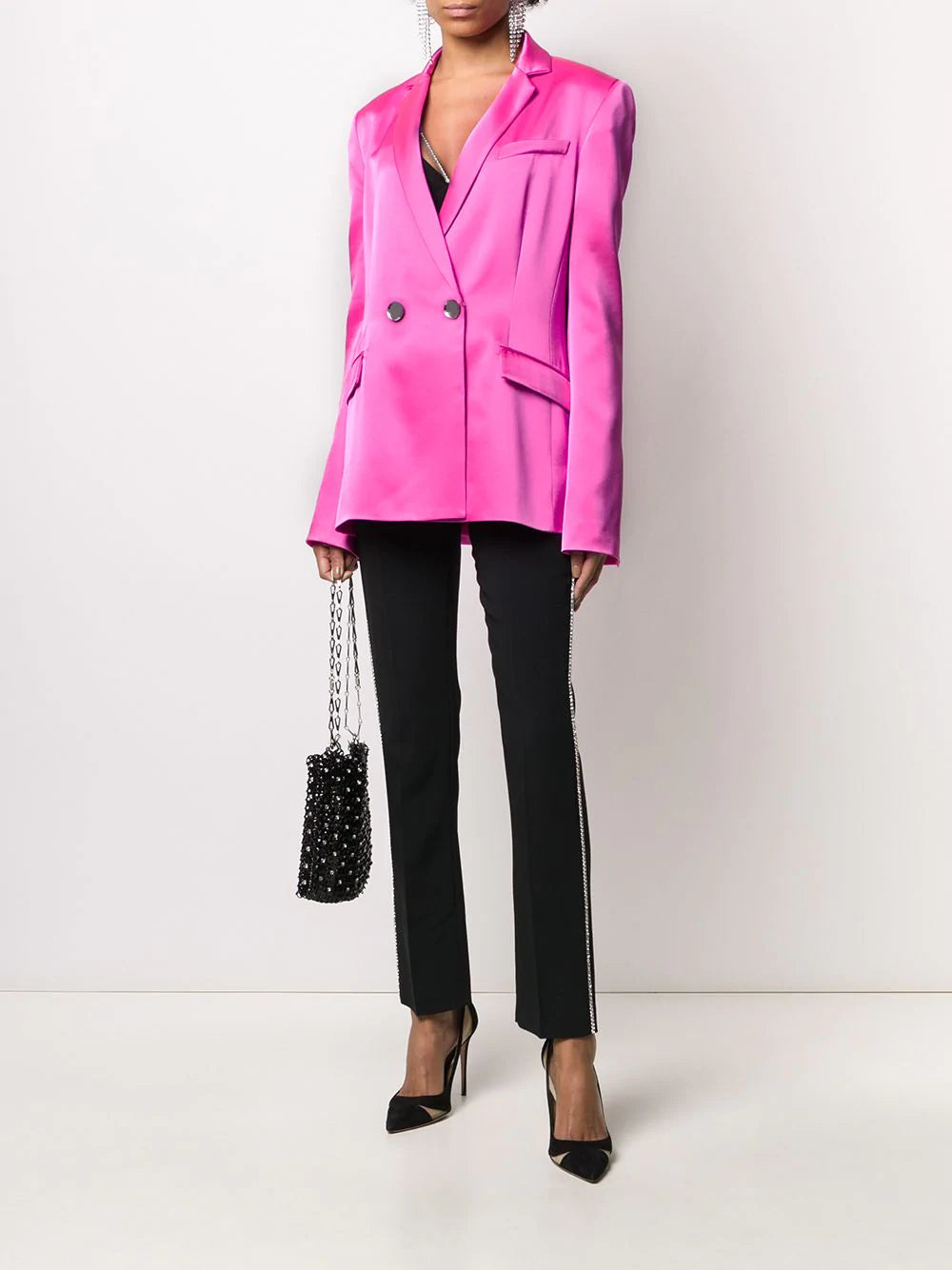 Satin tailored jacket – David Koma