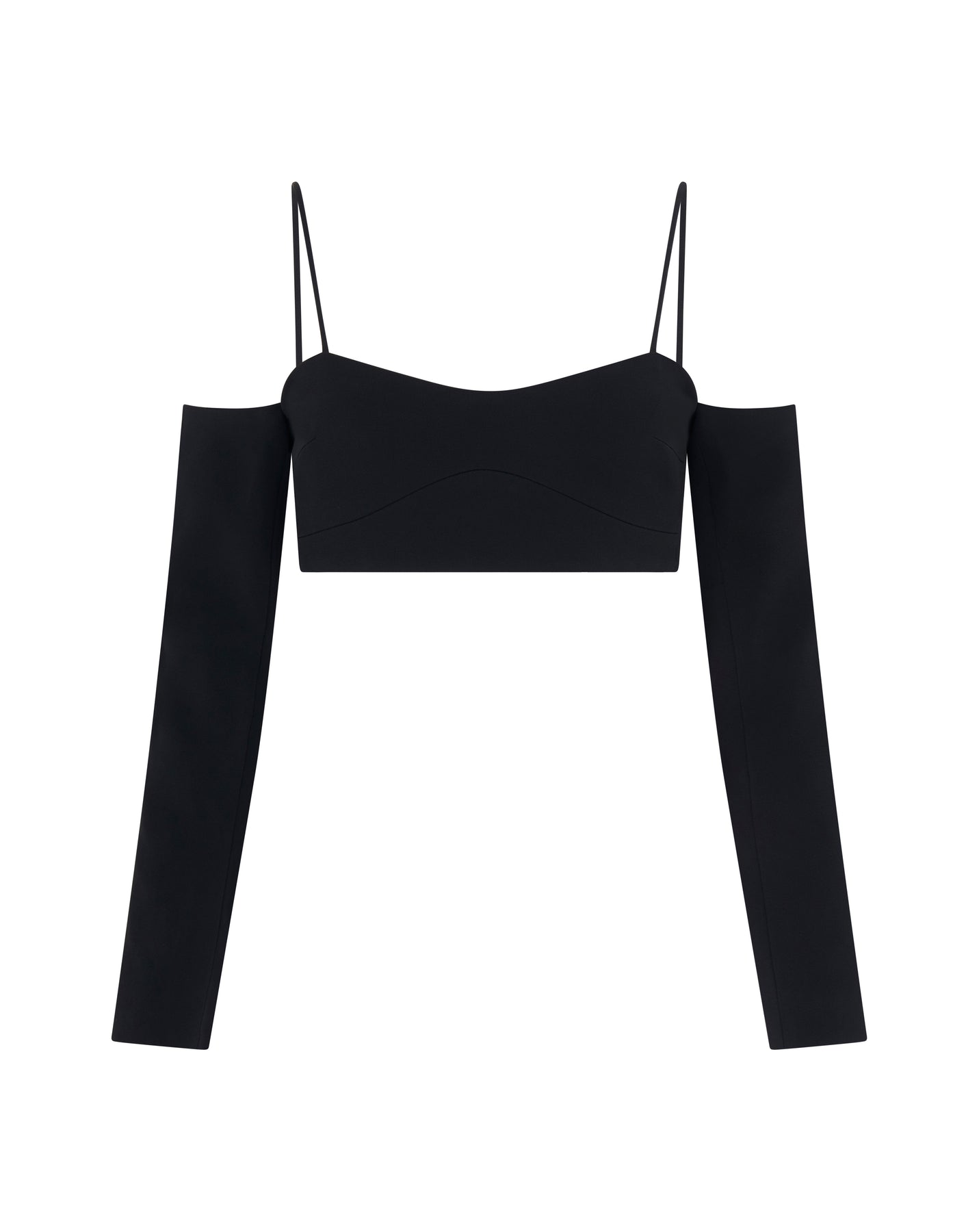 Long Sleeve Bra Top – David Koma