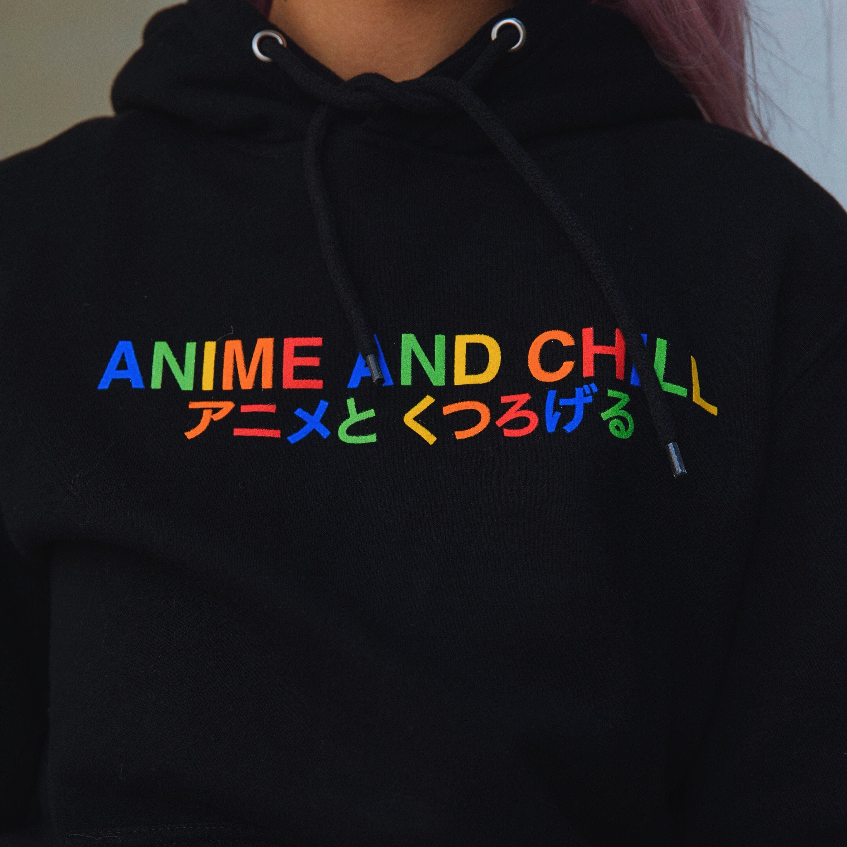 Snitchery Anime  and Chill  Hoodie 