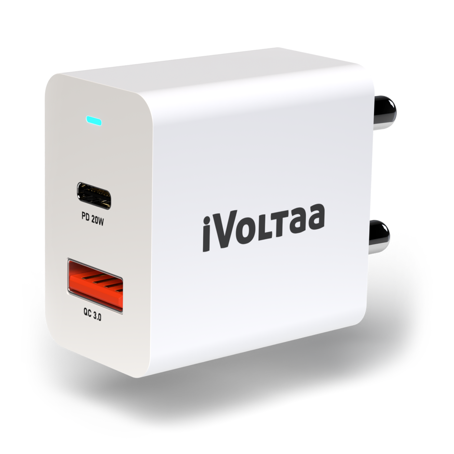 20W USB-C PD & QC Power Delivery PD  Dual port Fast Mobile Charger –  iVoltaa