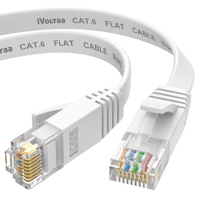 iVoltaa Bare Copper Ethernet CAT7 (SSTP) 10Gb/Sec 600MHZ with RJ45  Connectors