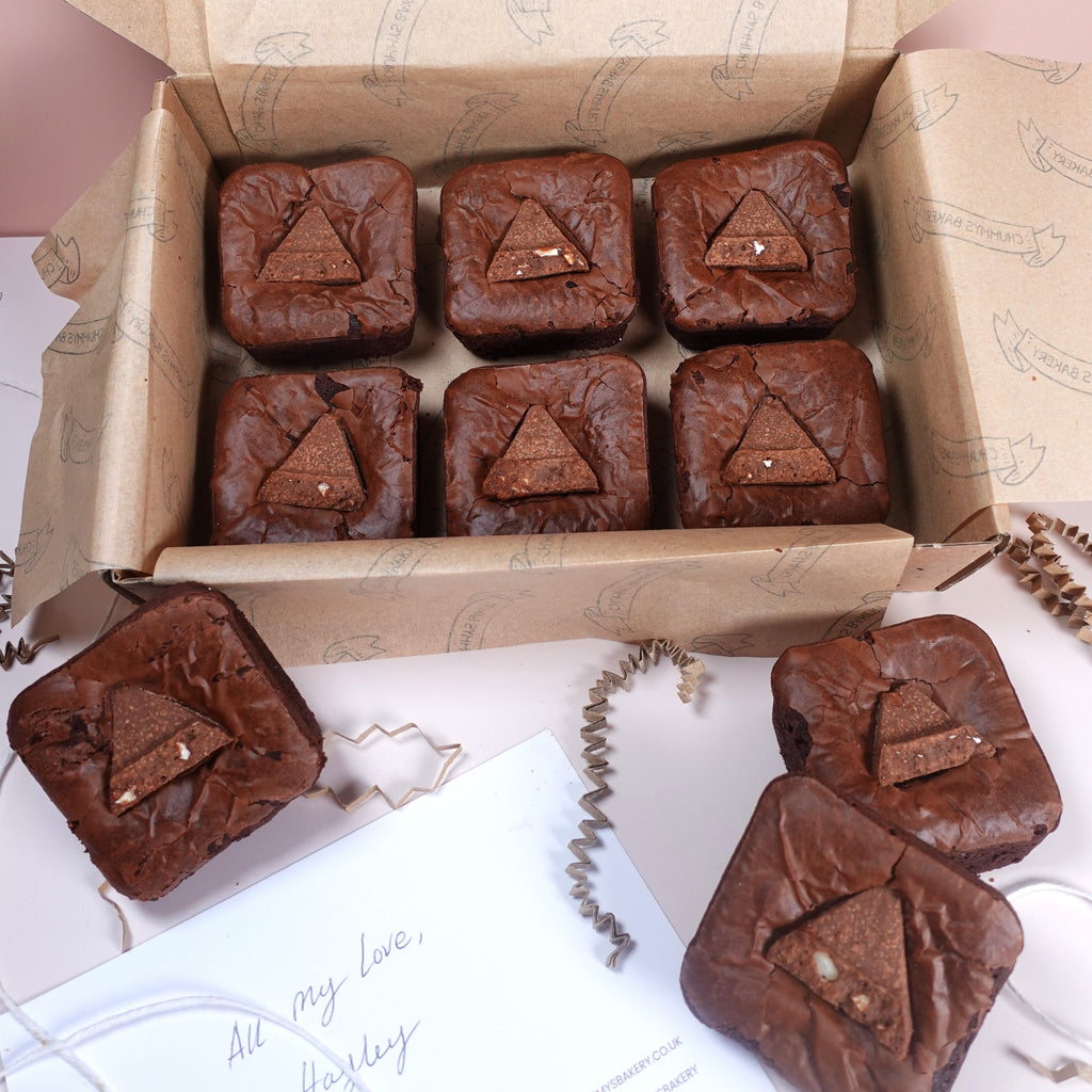 Chummys Toblerone Brownie Box