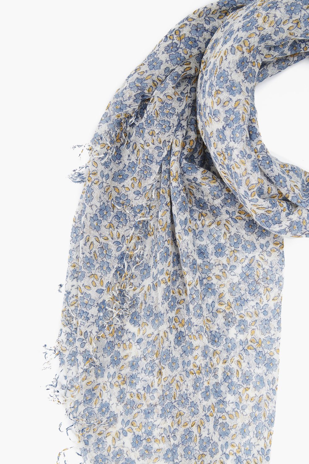 Seed Pearl Vintage Floral Cashmere And Silk Scarf