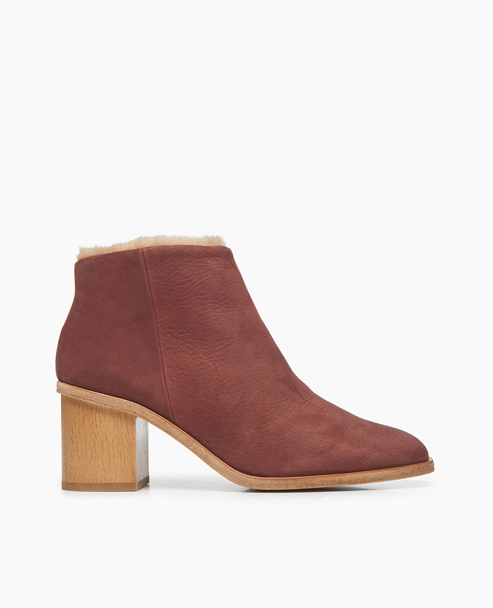 Bob Shearling Lined Bootie | Burgundy