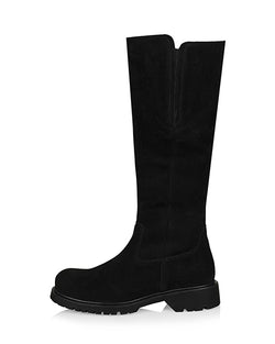 tall shearling boots