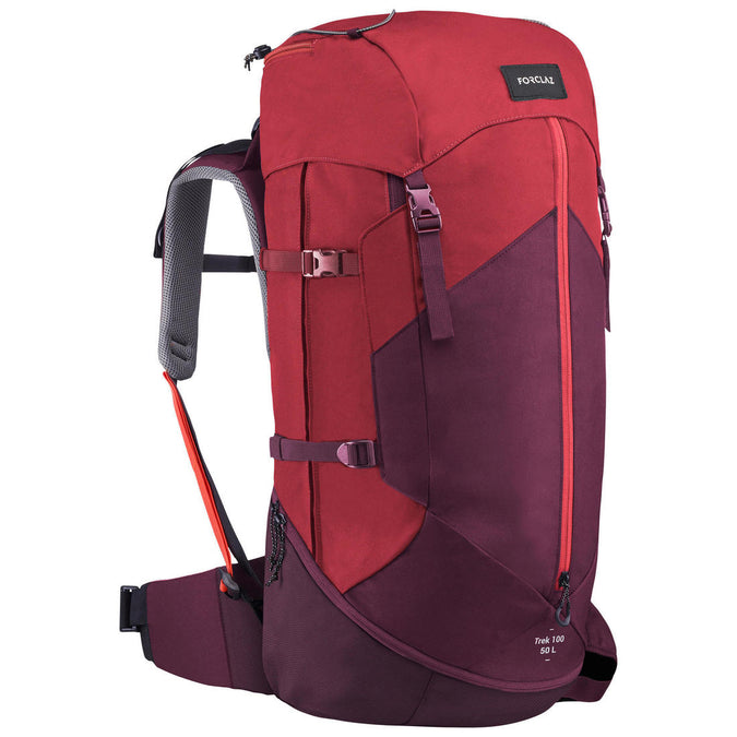 Forclaz フォルクラ 登山 トレッキング バックパック ザック Trek 100 Easyfit レディース 50l デカトロン日本公式オンラインストア