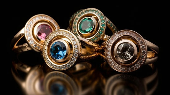 gem-set rings, where each piece is a testament to nature's beauty and the goldsmith's artistry