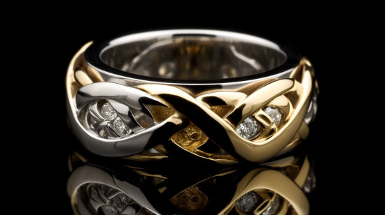 collection that marries gold with platinum