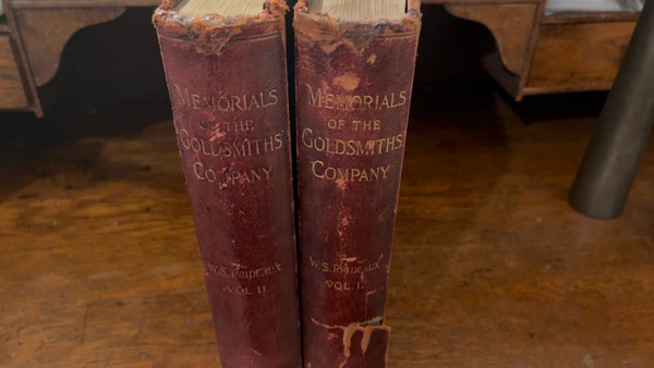 Memorials of the Goldsmiths Company Books