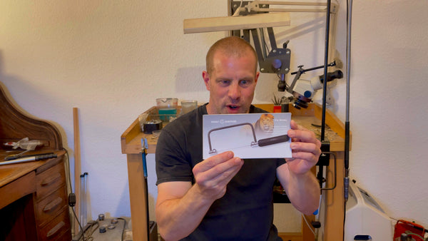 Introducing the Grobet fixed saw frame in its original packaging