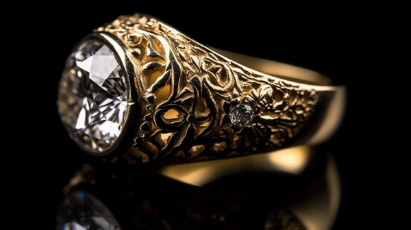 intricate diamond set ring from Roberts & Co's collection