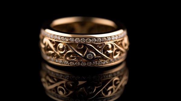 single, exceptional diamond set wedding band ring