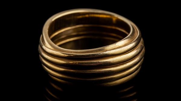 simple, ancient coiled gold ring