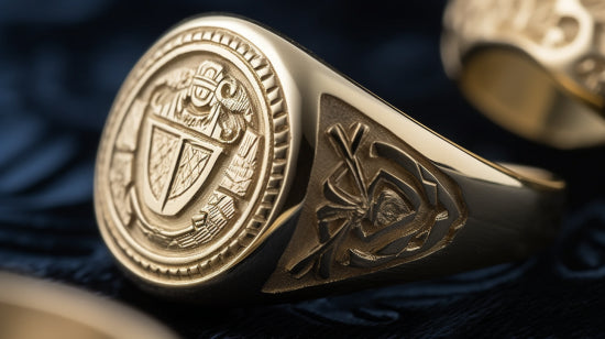 Signet ring with historical engraving