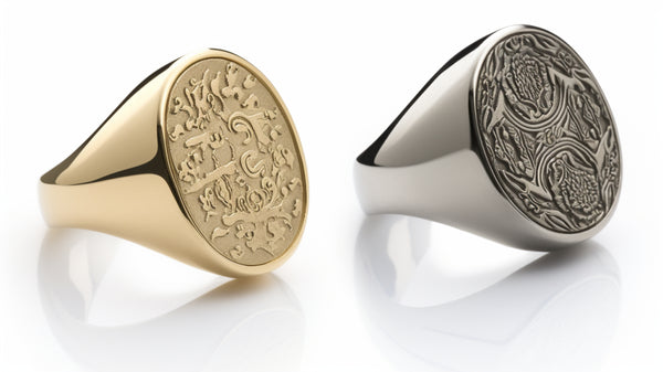 Historical reenactment of ancient Egyptian artisan engraving a signet ring