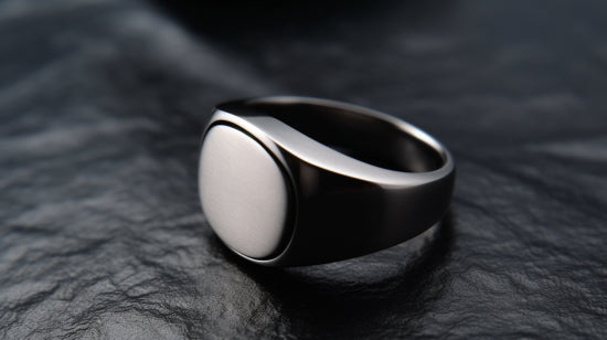 classic engraved signet ring