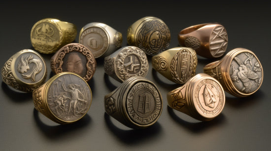 Modern meets traditional in our latest signet ring collection