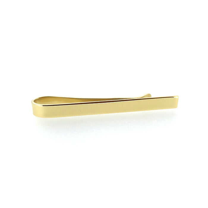 Elegant 9ct Gold Tie Clip - 5mm Hallmarked Tie Slide | Roberts & Co