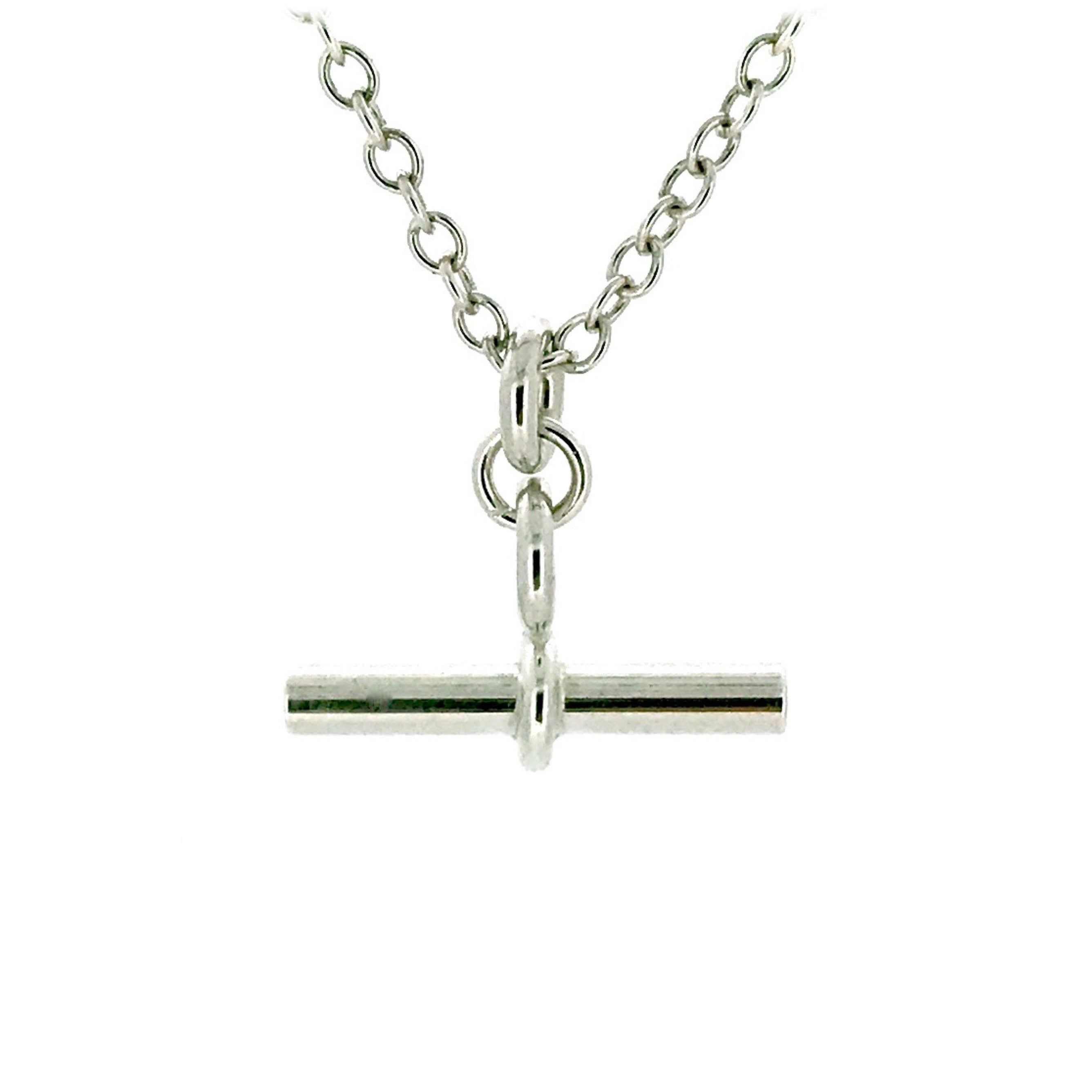 ChloBo Link Chain Sodalite T-Bar Necklace, Silver - McElhinneys