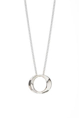 Maureen Lynch Wave Silver Small Necklace