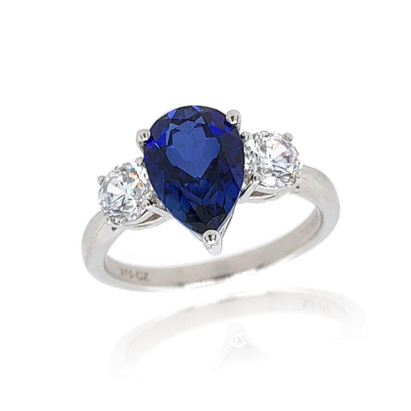 Vintage Kite Cut Blue Sapphire Ring Unique Engagement Ring Set 14k Rose  Gold Marquise Cut Diamond Ring Women Promise Bridal Wedding Ring Set - Etsy  Ireland