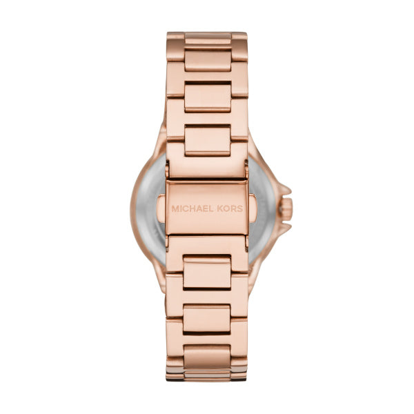 Michael Kors Camille Rose Gold 33mm Ladies Watch MK6845 – Bannon Jewellers