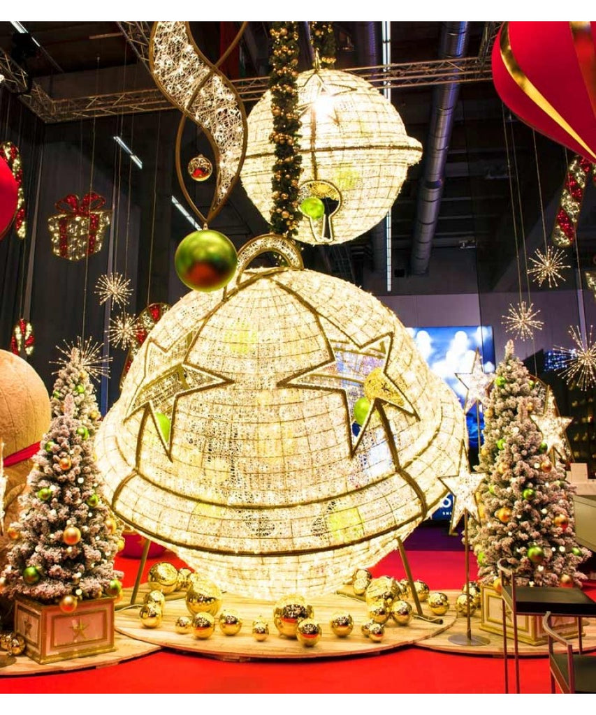 7.2\' Giant LED Bell Ornament | Commercial Christmas Supply ...