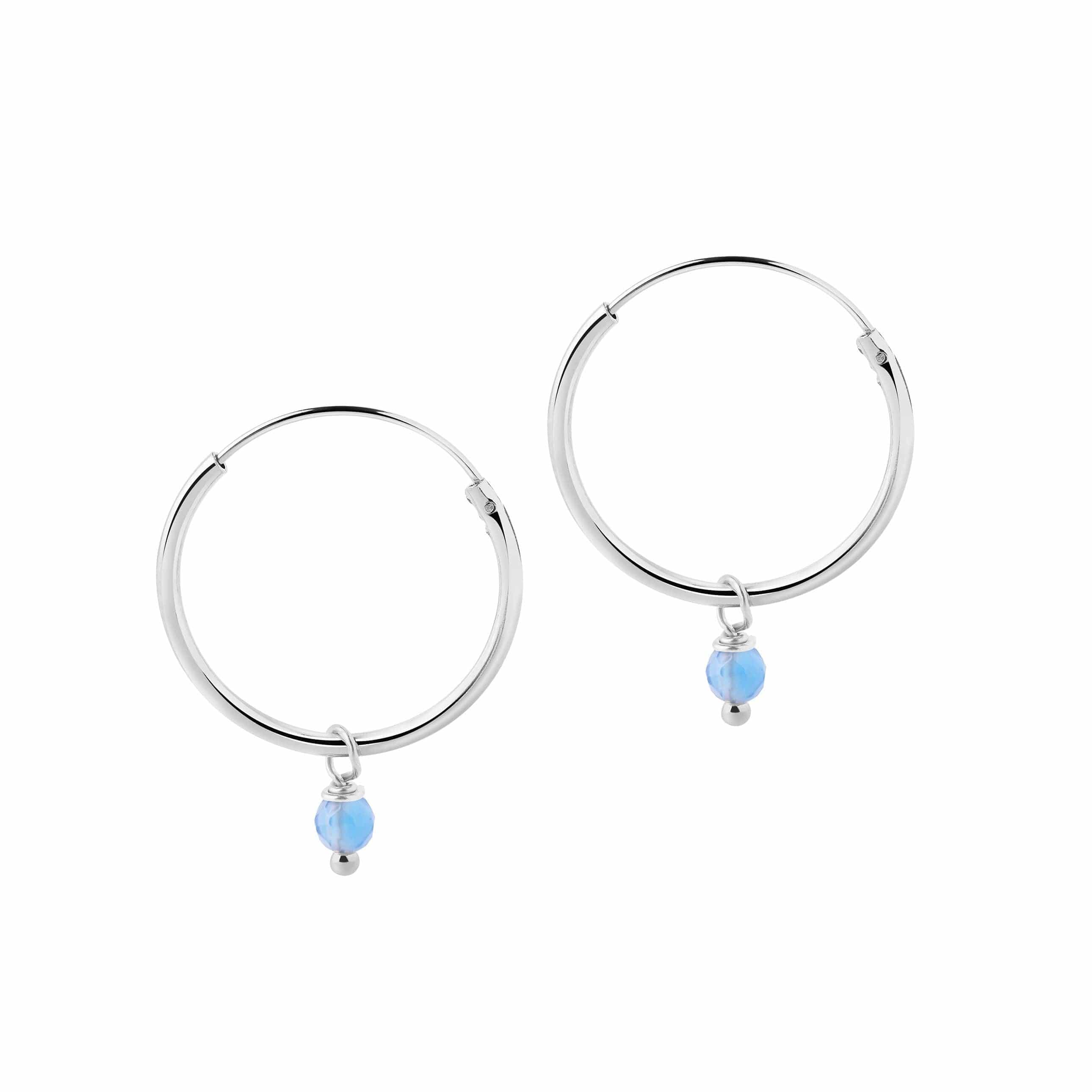 Vintage Style Stud Earrings | Blue Moonstone Stud Earrings Silver Pin –  Huge Tomato