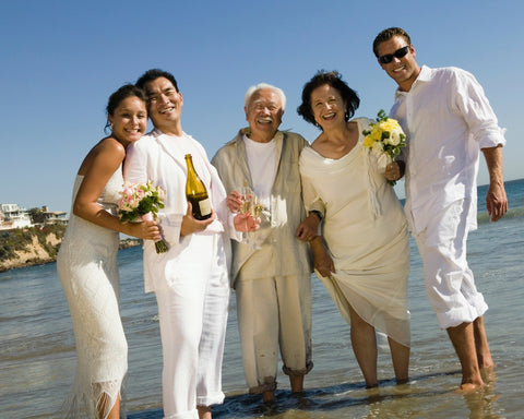 mother and father of the bride