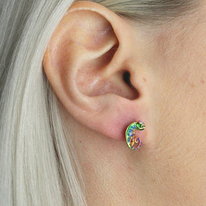 Bill Skinner Chameleon Stud Earrings