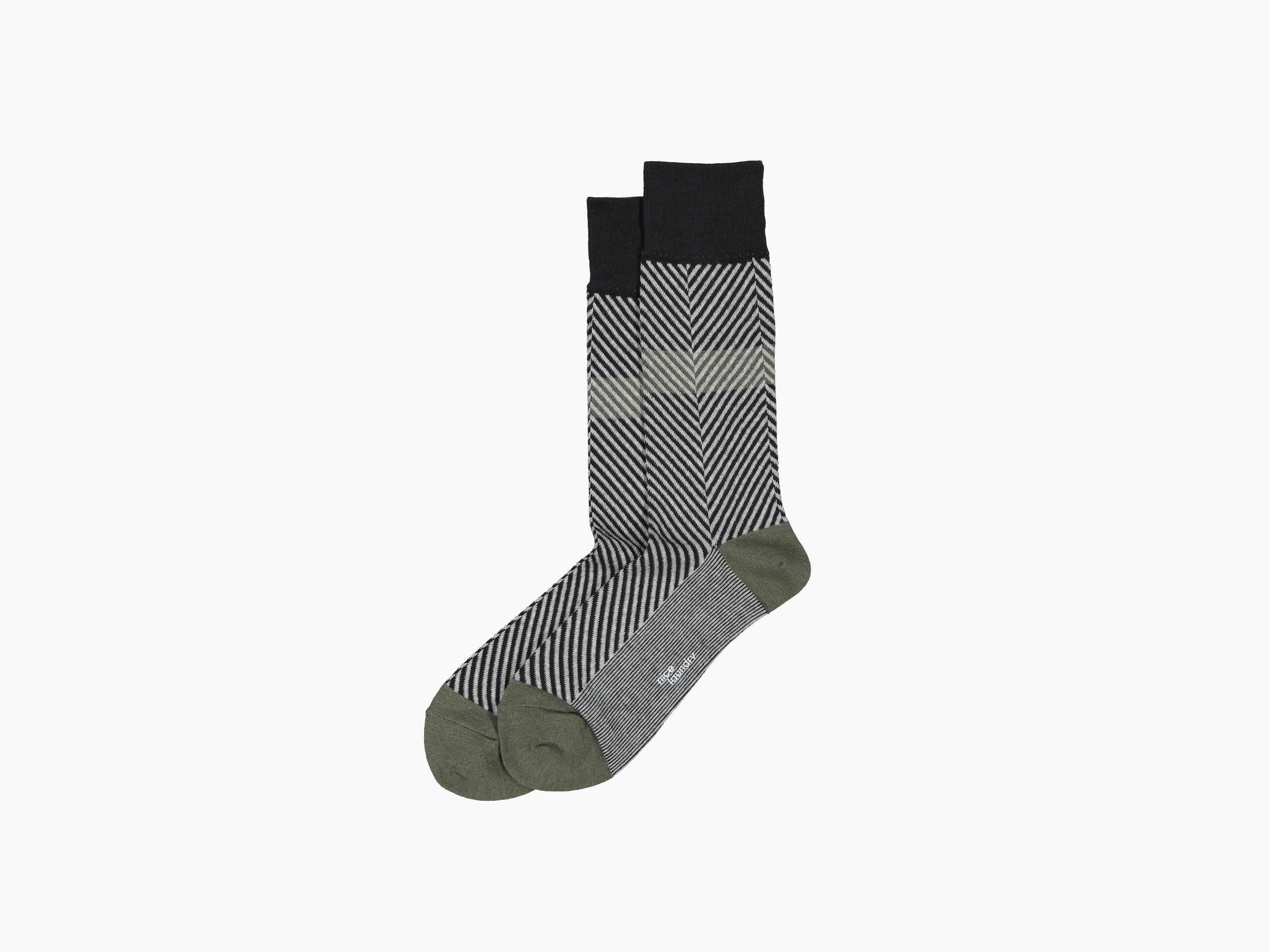 Varsity Ministripe-Grey/Olive – Nice Laundry