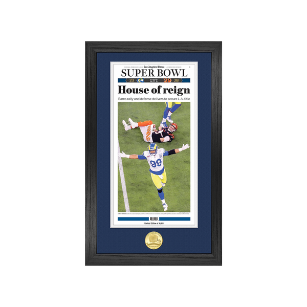 Los Angeles Rams Super Bowl LVI Champions Deluxe Ticket and Game Coin –  Shop LA Times