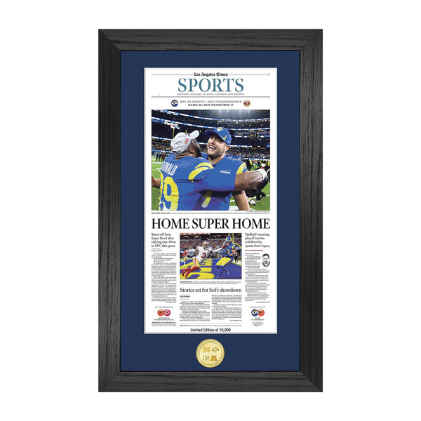 LAFC Front Page Plaque - Wood – Shop LA Times