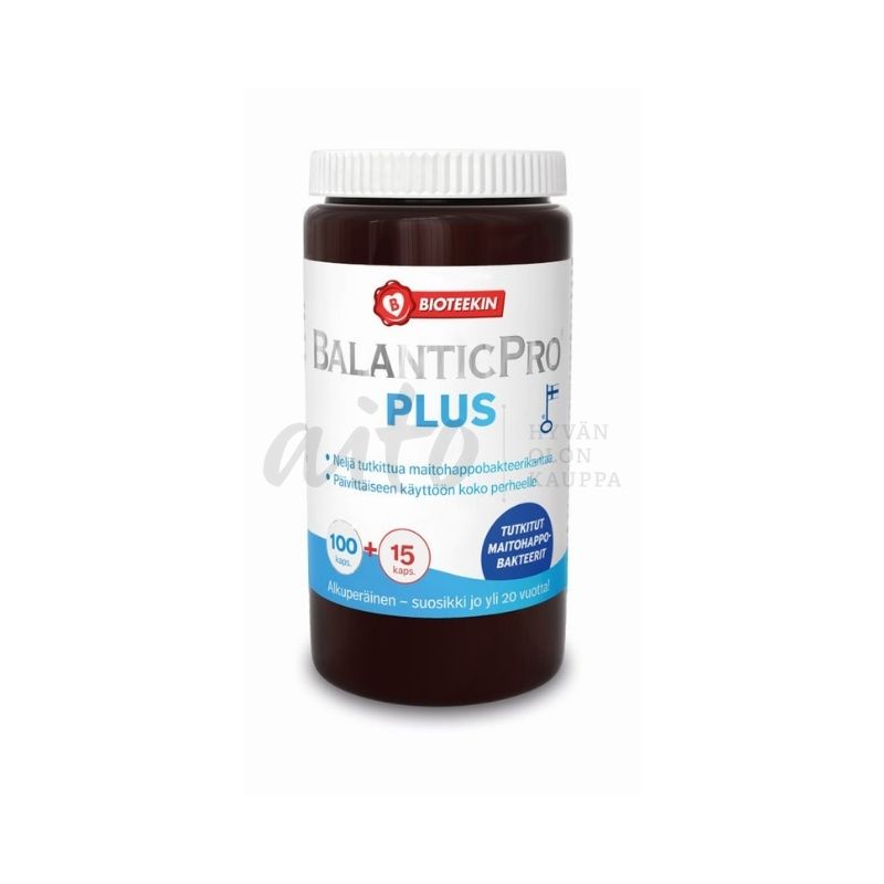 BalanticPro Plus 100+15 kaps - Bioteekki— Aitokauppa