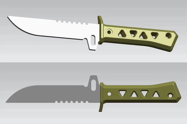 xenohunter knife 3d design