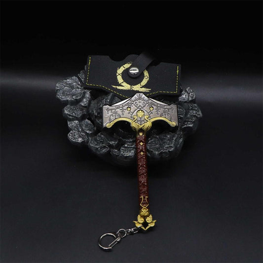 crafthand Metal Kratos Weapon Blade of Olympus Model Metal Keyring Keychain  Alloy Product Model Ragnarok little Gifts For The Game Fans at  Men's  Clothing store