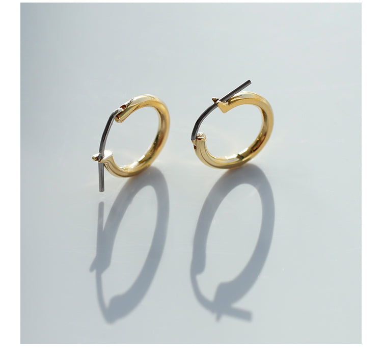 Zero hoop earrings [Basic]