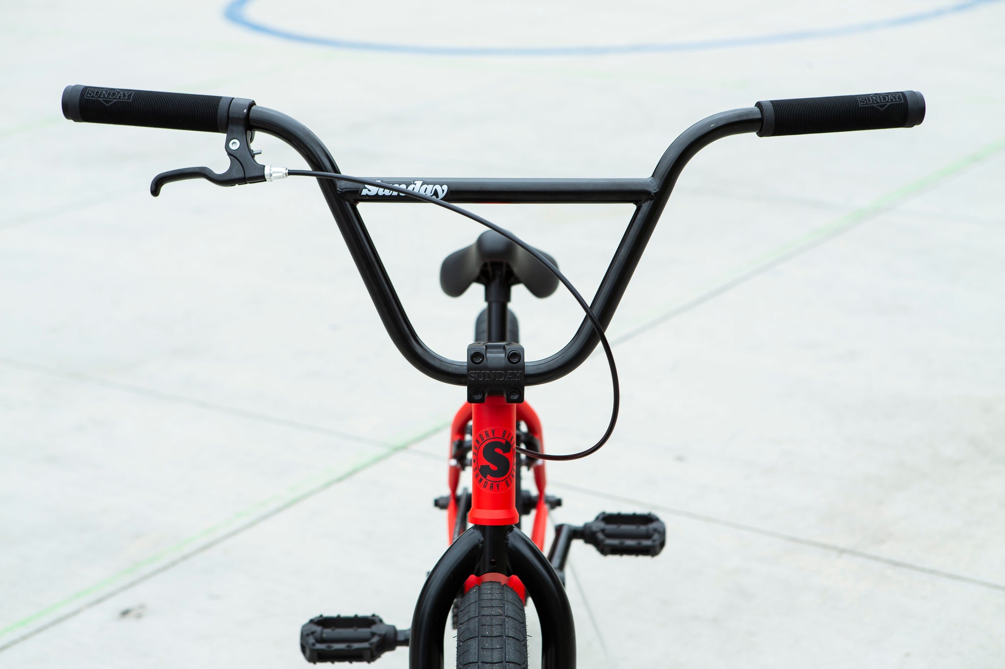 red sunday bmx bike