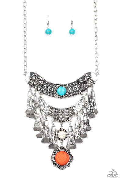 Sahara Royal Multi Necklace - Paparazzi Accessories | GlaMarous Titi Jewels