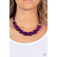 Ten Out of TENACIOUS - Purple Necklace - Paparazzi Accessories - GlaMarous Titi Jewels