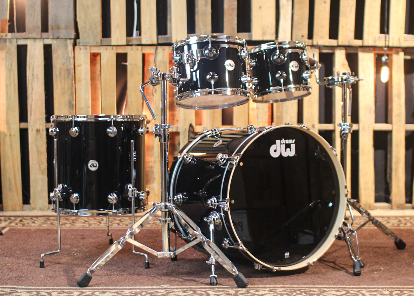 DW Collector's Series Stainless Steel Drum Set 22/12/16 