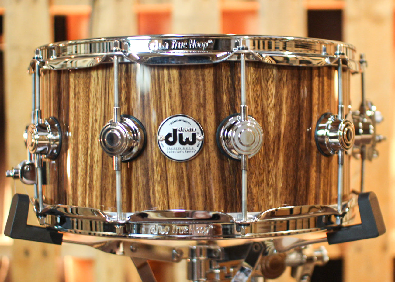 DW 6x14 Collector's Maple 333 Monkey Pod Snare Drum - SO#1315792 
