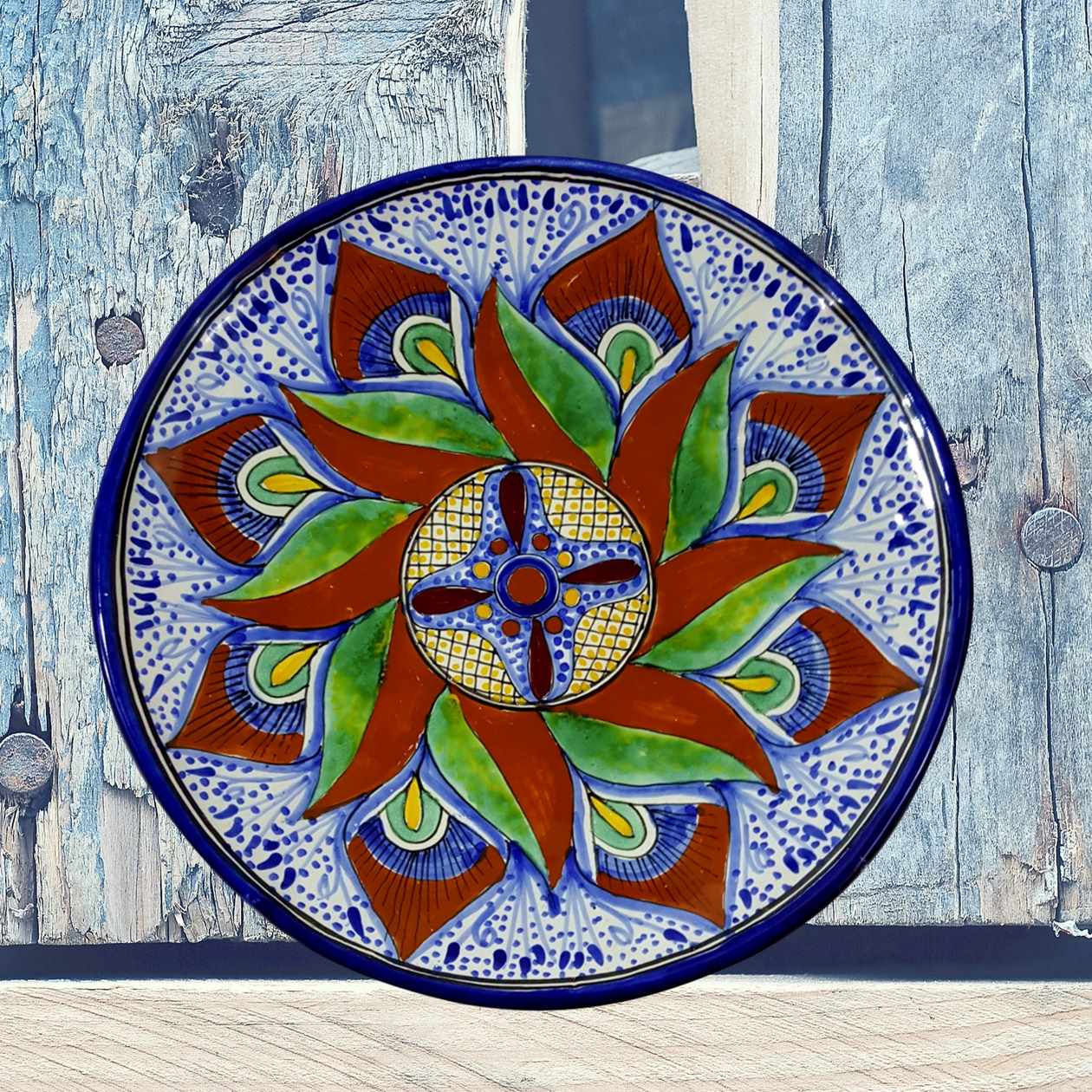 talavera pottery mayolica pottery appetizer dinner plates rustica gift talavera pottery talavera pottery mayolica pottery