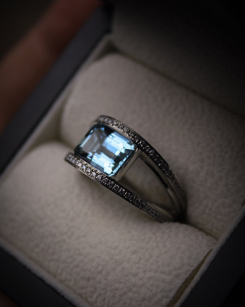 Moira Patience Fine Jewellery Aquamarine Rings Scotland