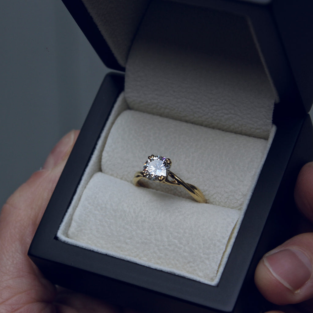 Twisted Diamond Engagement Ring – Moira Patience Fine Jewellery